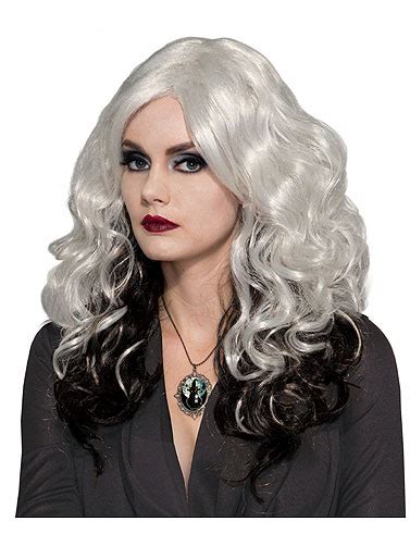 Silver witch wig